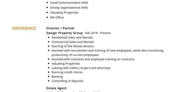 Sample Resume for Real Estate Marketing Executive Real Estate Agent Resume Sample 2022 Writing Tips – Resumekraft