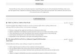 Sample Resume for Delivery Truck Driver Delivery Driver Resume & Writing Guide  12 Resume Examples 2022