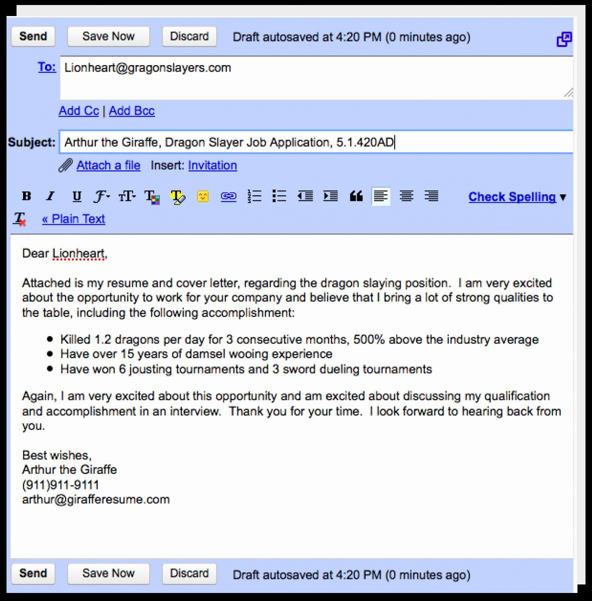 Email Body for Sending Resume Sample Sample Letter for Sending Resume Via Email – Good Resume Examples