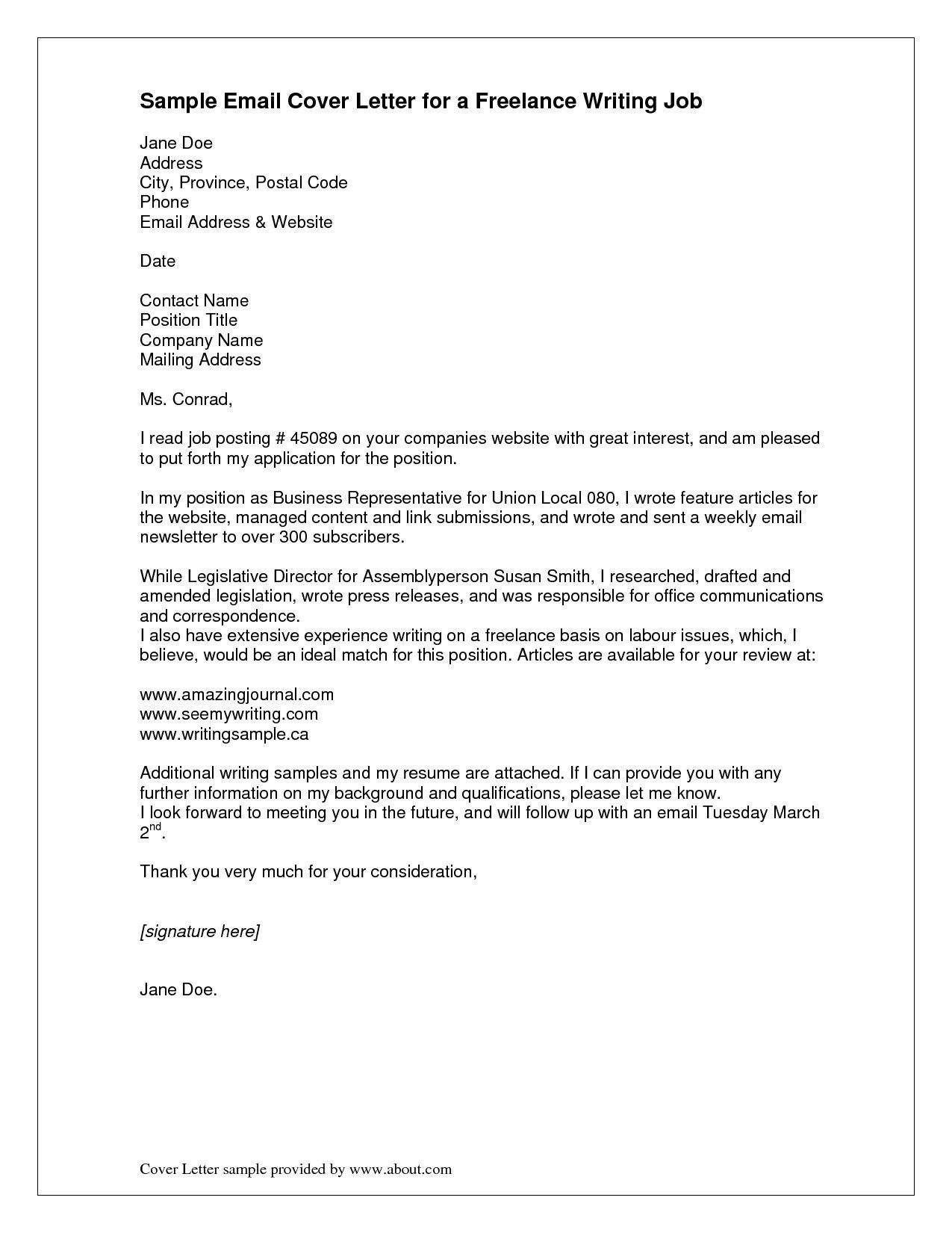 Email with Cover Letter and Resume attached Sample Email Cover Letter Template Uk Email Cover Letter, Cover Letter …