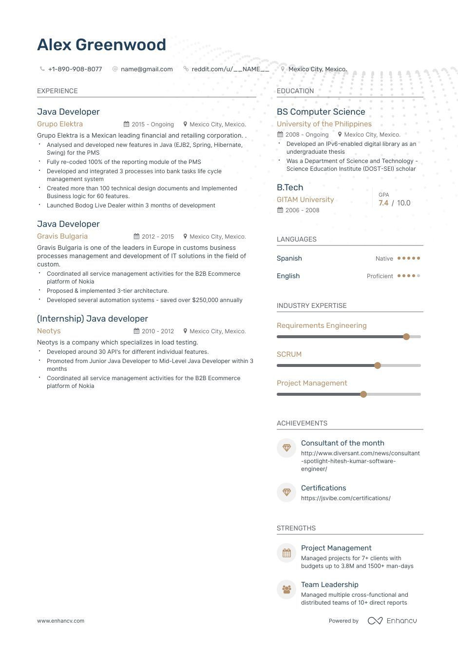 Junior Java Developer Resume Sample Pdf 6lancarrezekiq Junior Java Developer Resume Examples 2019 Resume Examples …