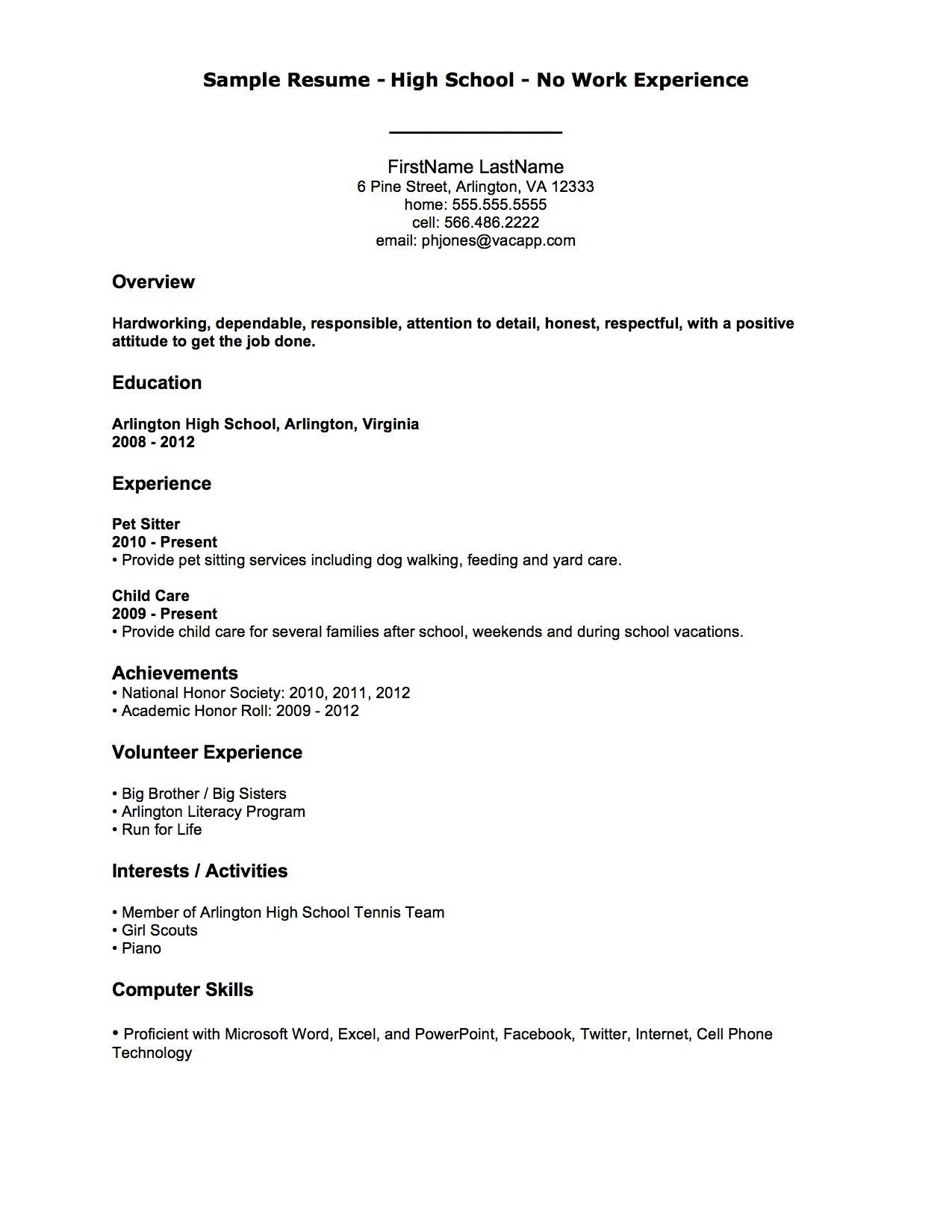 Resume Samples for It Jobs Experienced Resume Examples with Little Experience
