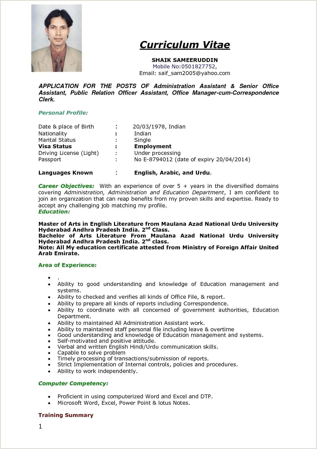 Resume Samples for Jobs In India Standard Cv format Pdf In India Curriculum Vitae, Teacher Resume …