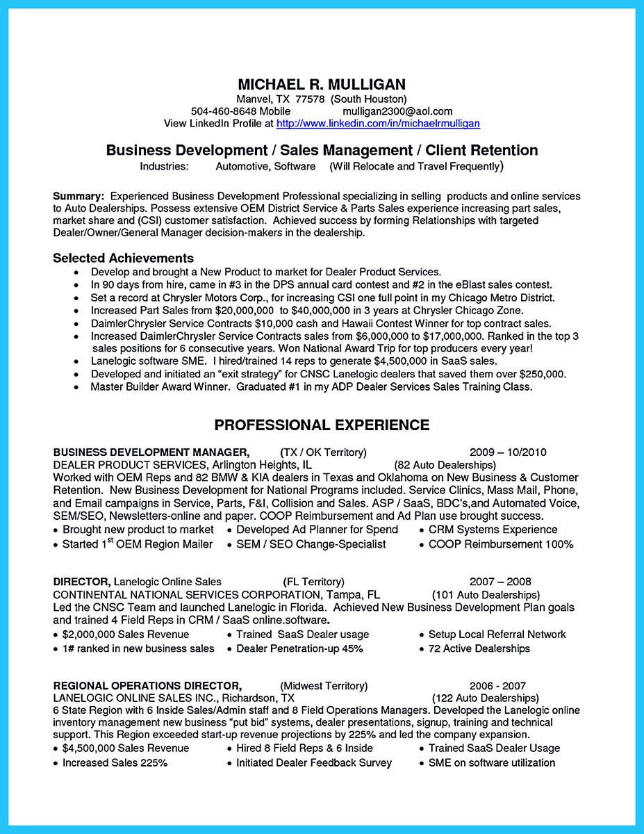 Sample Resume for Auto Parts Manager Spare Parts Salesman Resume October 2021