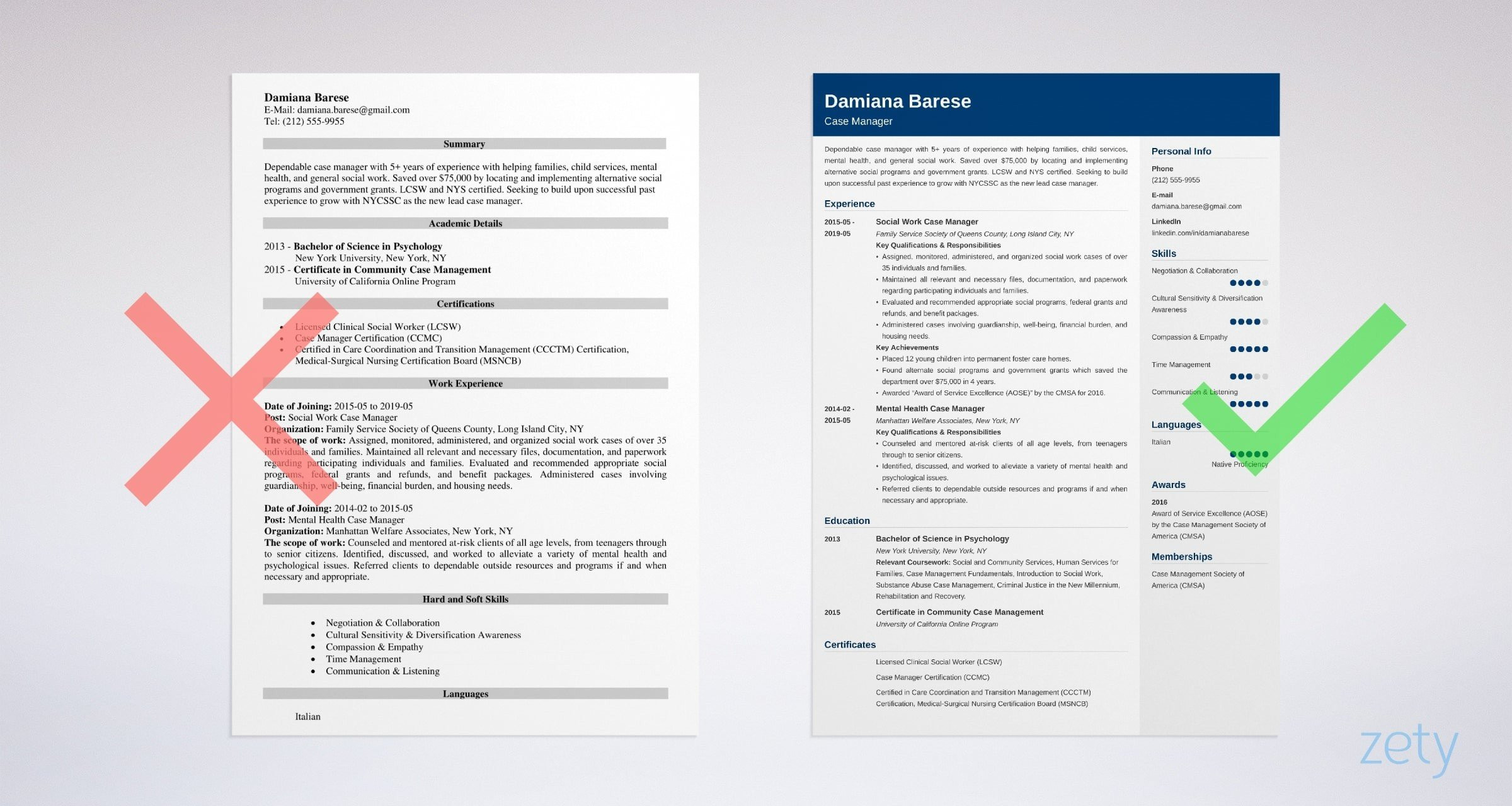 Sample Resume for Case Manager social Work Case Manager Resume Samples [objective & Job Description]