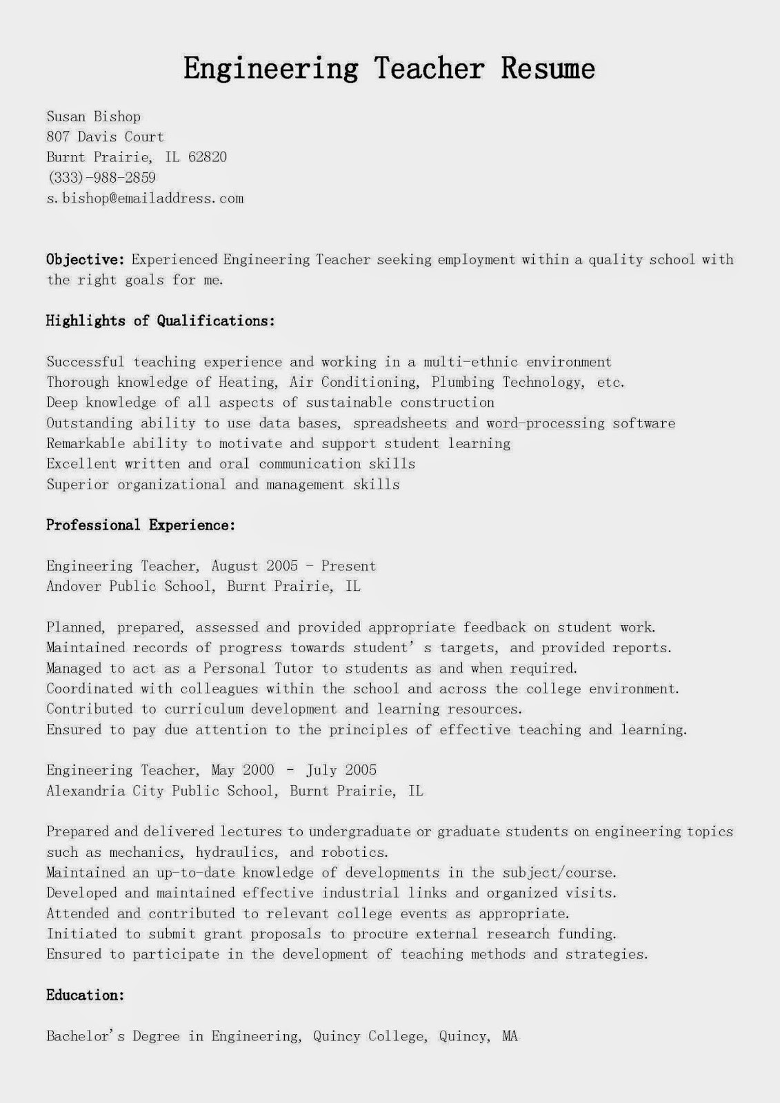 Sample Resume for Computer Science Lecturer In Engineering College Sample Resume Of Enginering Colege Lecturer