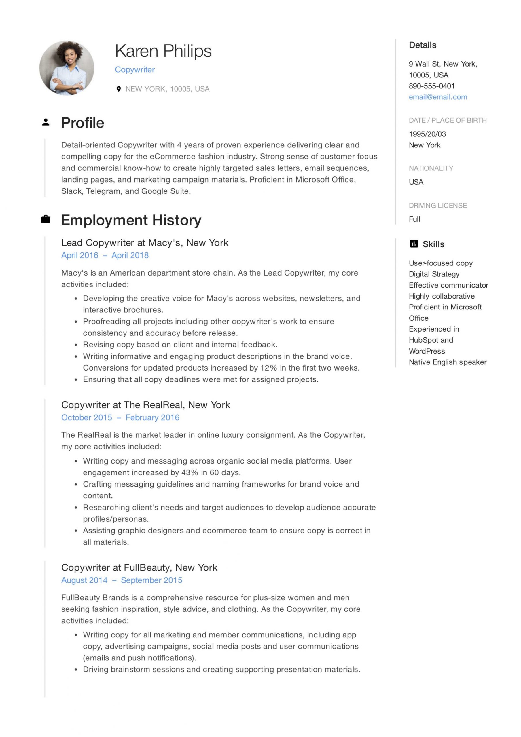 Sample Resume for Content Writer Fresher Content Writer Resume Objective October 2021