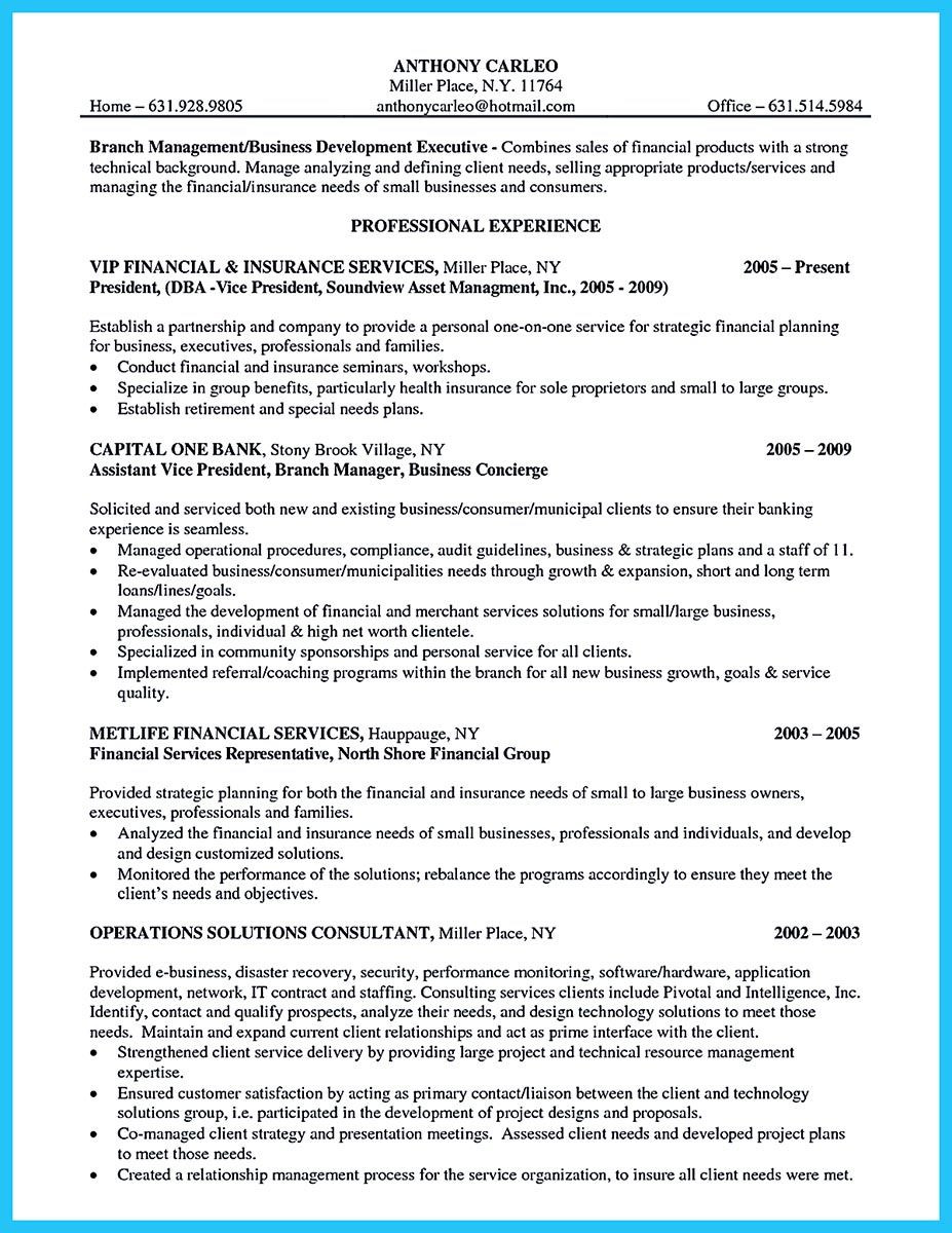 Sample Resume for Insurance Branch Manager Starting Successful Career From A Great Bank Manager Resume