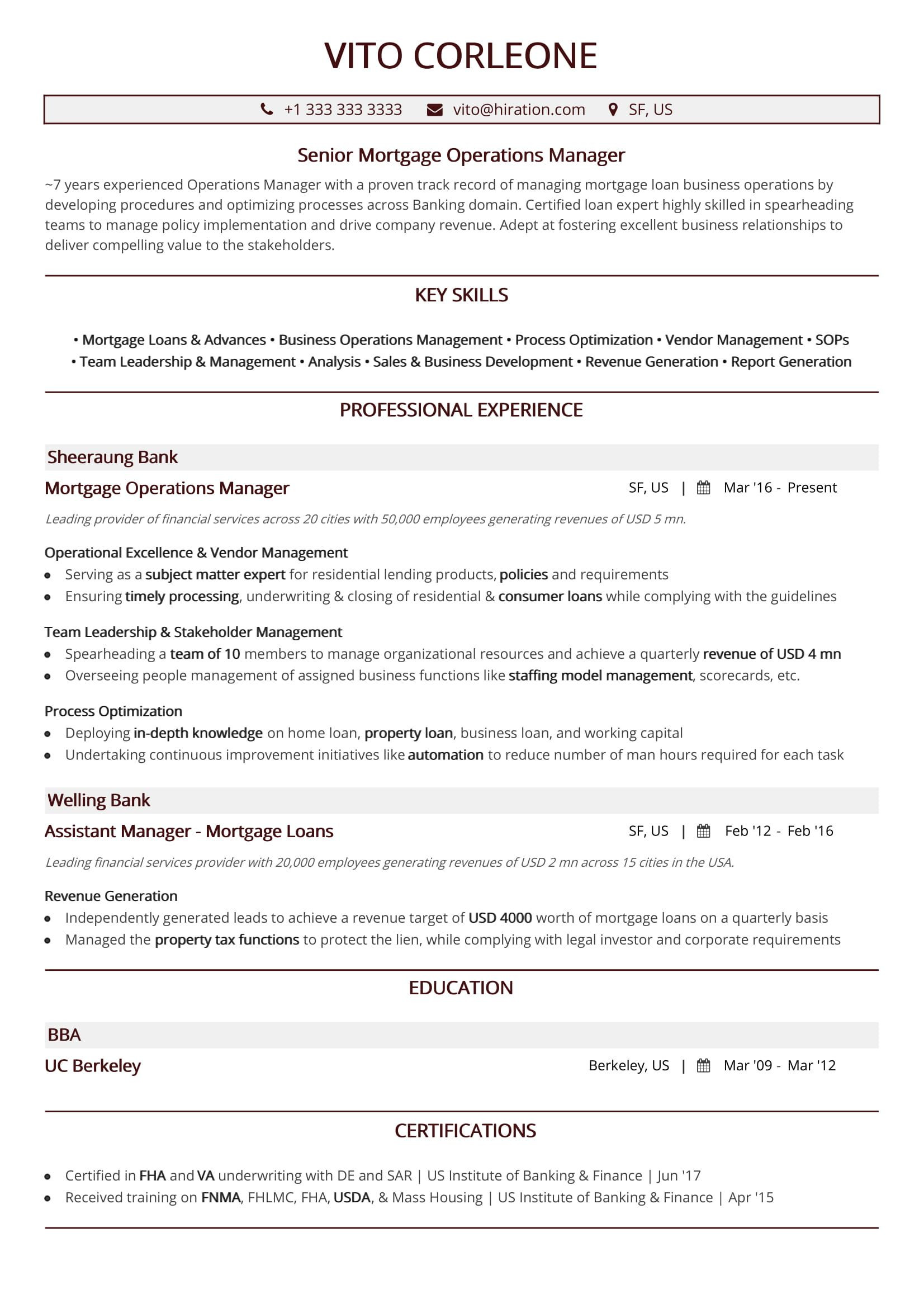 Sample Resume for Operations Manager In Banking Best Operations Resume: the 2021 Guide with 10lancarrezekiq Examples & Samples