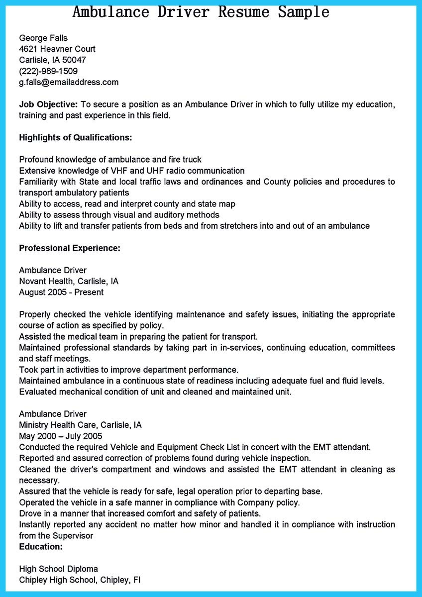 Sample Resume for School Bus Driver Position School Bus Driver Cv October 2021