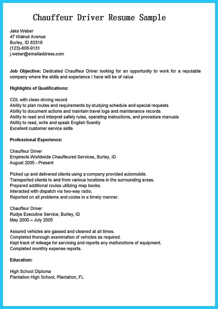 Sample Resume for School Bus Driver Position School Bus Driver Resume Sample Doc October 2021