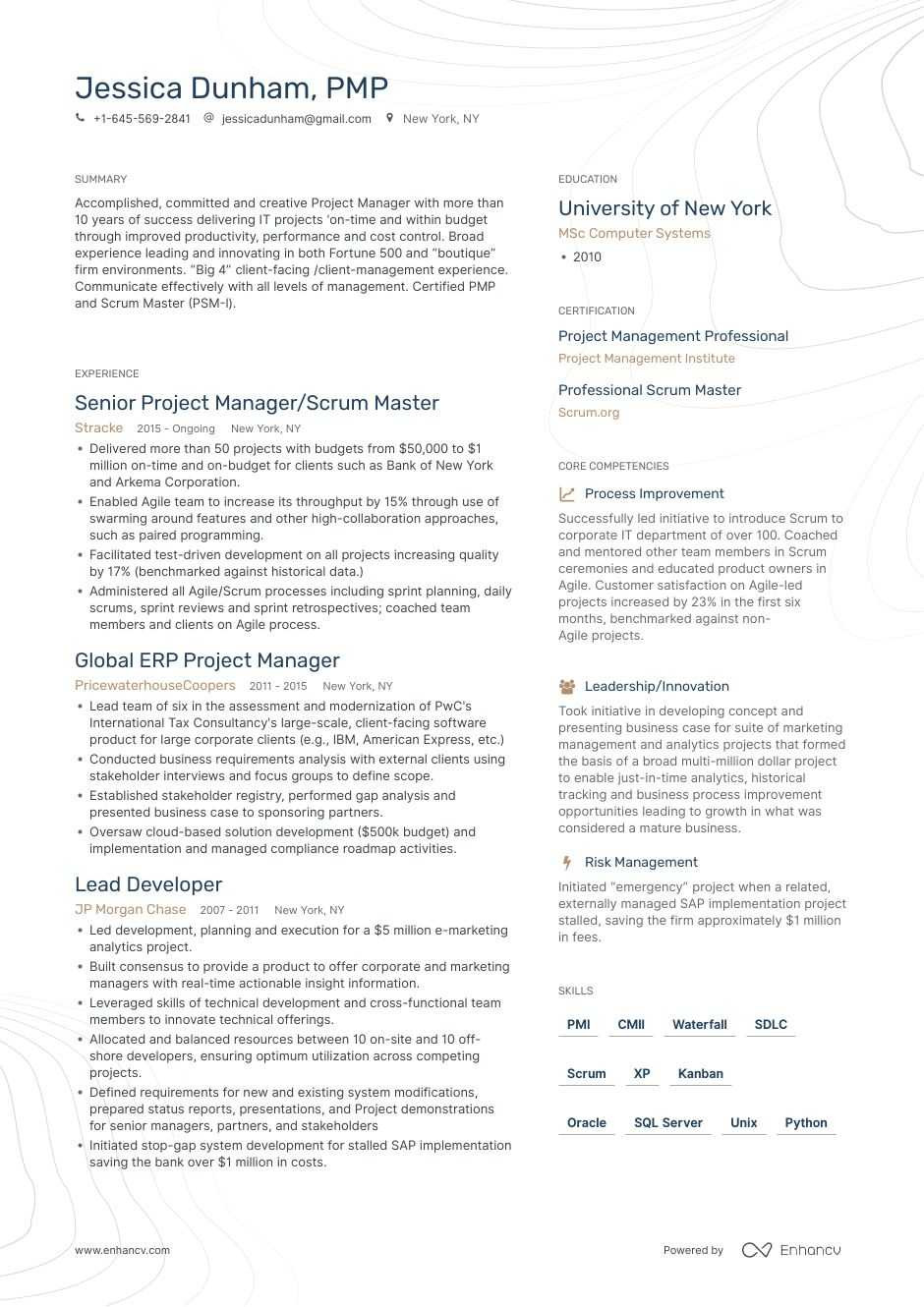 Sample Resume for Scrum Master Role Agile Scrum Master Resume Examples & Guide for 2021