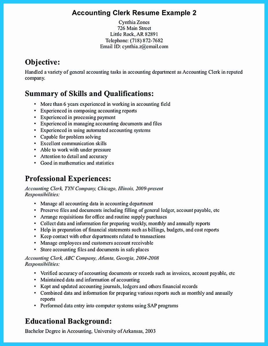 Sample Resume Objective Statements for Accounting Staff Auditor Resume Objective September 2021