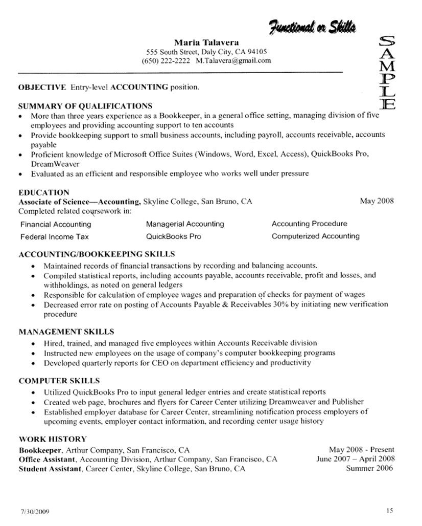 Sample Resume Skills for College Students Resume Examples for Students In College