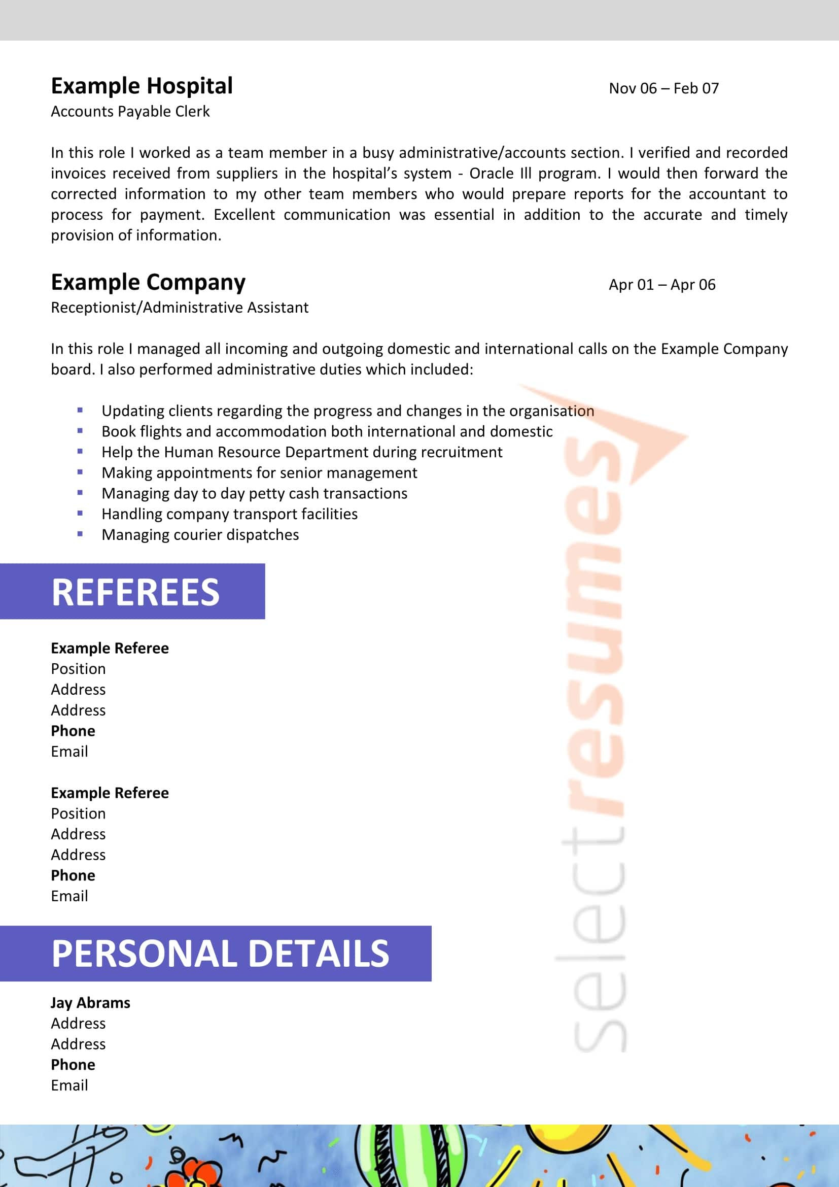 Child Care assistant Resume Sample Australia Child Care / Teacher Design 209 – Select Resumes
