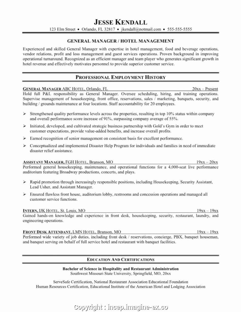 Front Office Duty Manager Resume Sample Front Office Manager Resume Inspirational Simple Front Fice …