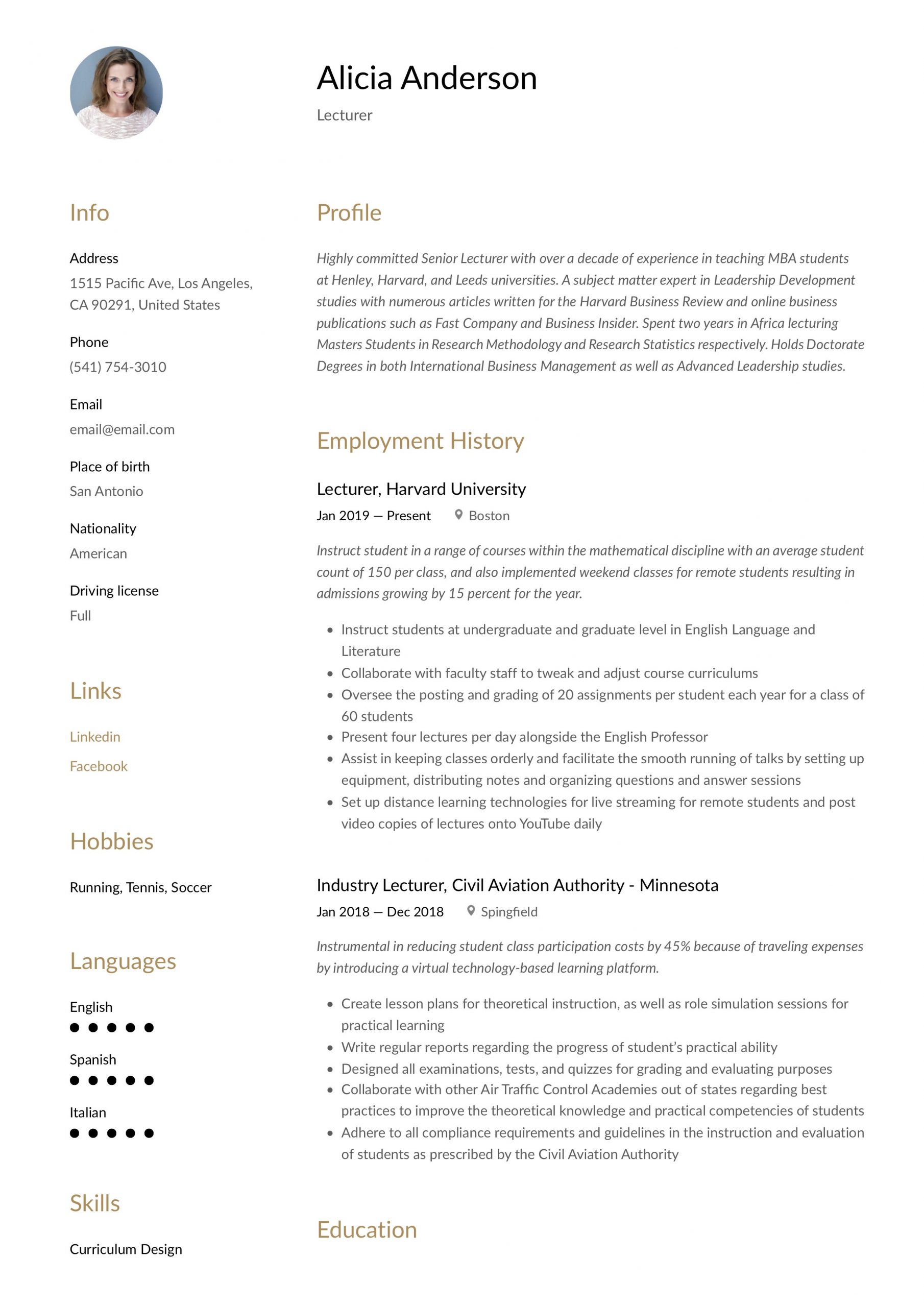 Lecturer Jobs Resume Sample for Freshers Lecturer Resume & Writing Guide 18 Free Examples 2020 Lecturer Jobs Resume Sample for Freshers Lecturer Resume & Writing Guide 18 Free Examples 2020