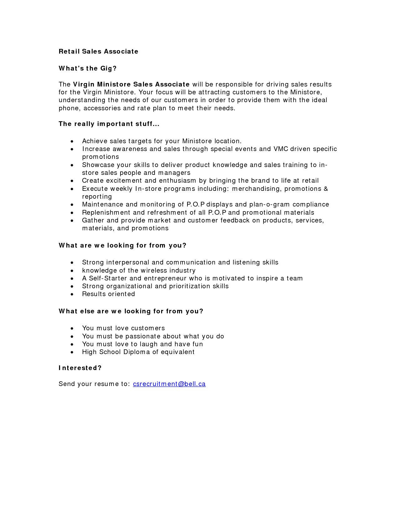 Luxury Retail Sales associate Resume Sample Retail Sales associate Resume Examples Adorable Luxury Retail …