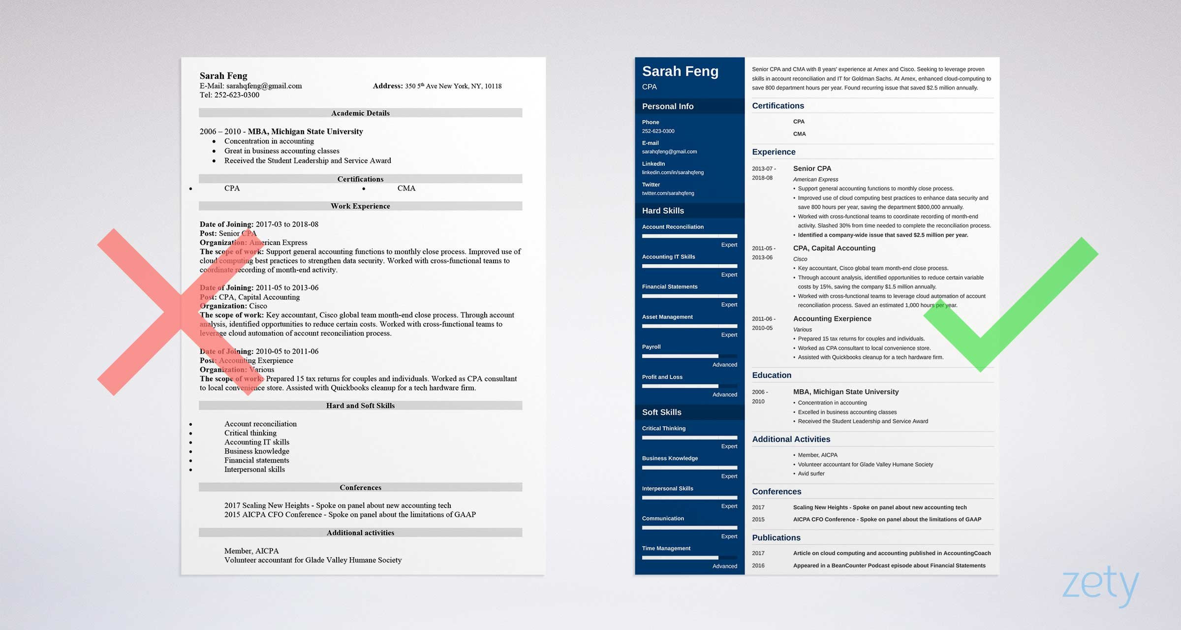 Ojt Resume Sample for Accounting Student Accounting Resume: Examples for An Accountant [lancarrezekiqtemplate]