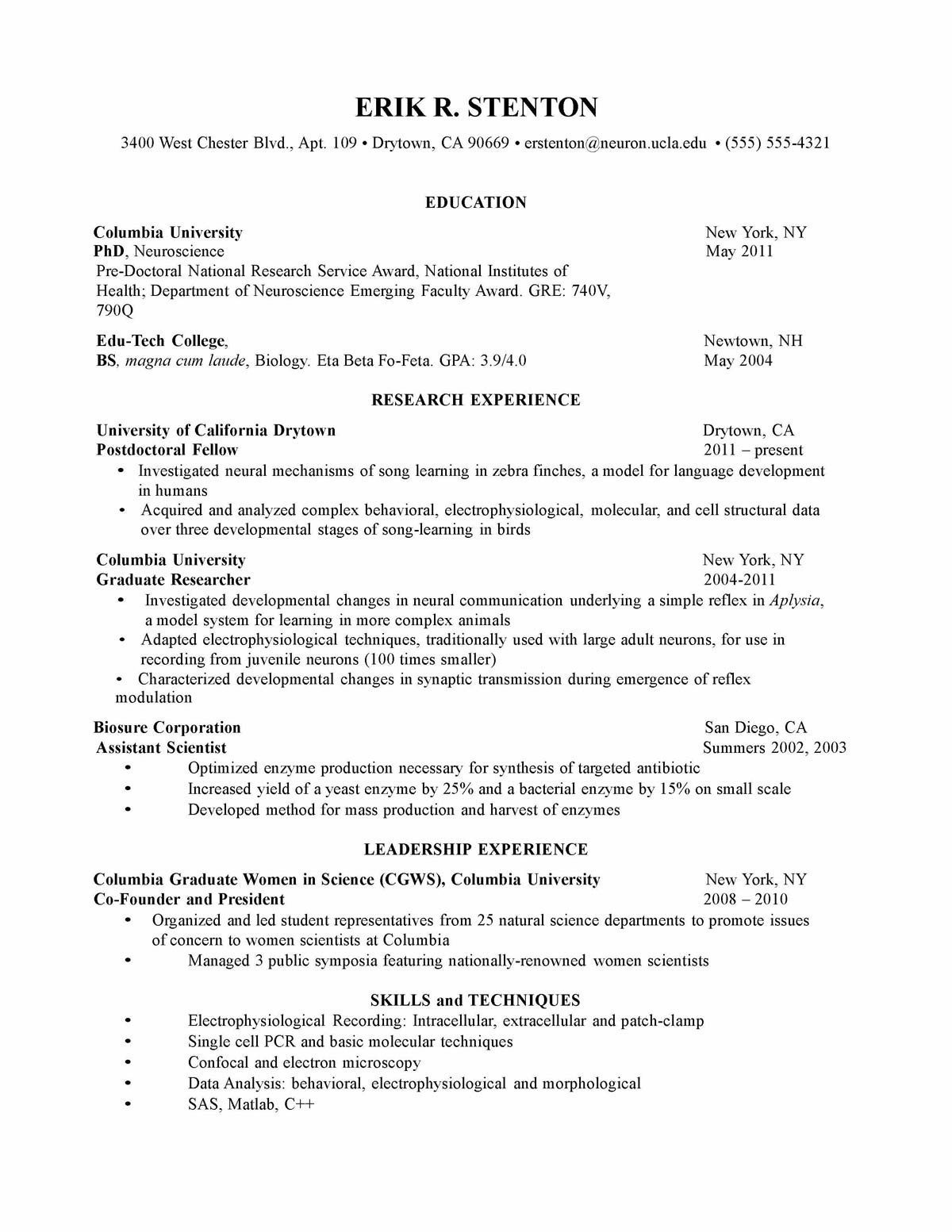 Resume for Applying to Graduate School Sample Applying Graduate School Resume Template – Lawwustl.web.fc2.com