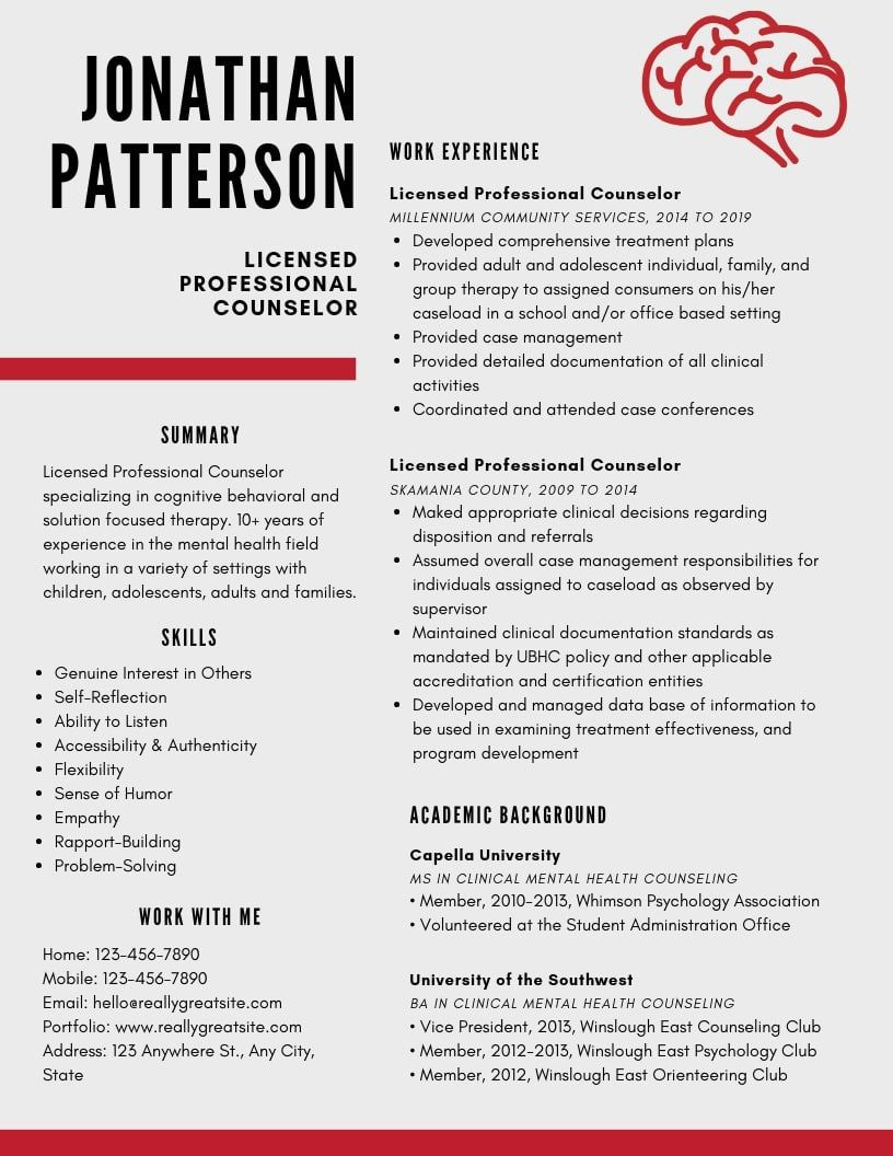 Resume Samples for Mental Health Counselors Professional Counselor Resume Samples & Templates [pdflancarrezekiqdoc] 2021 …