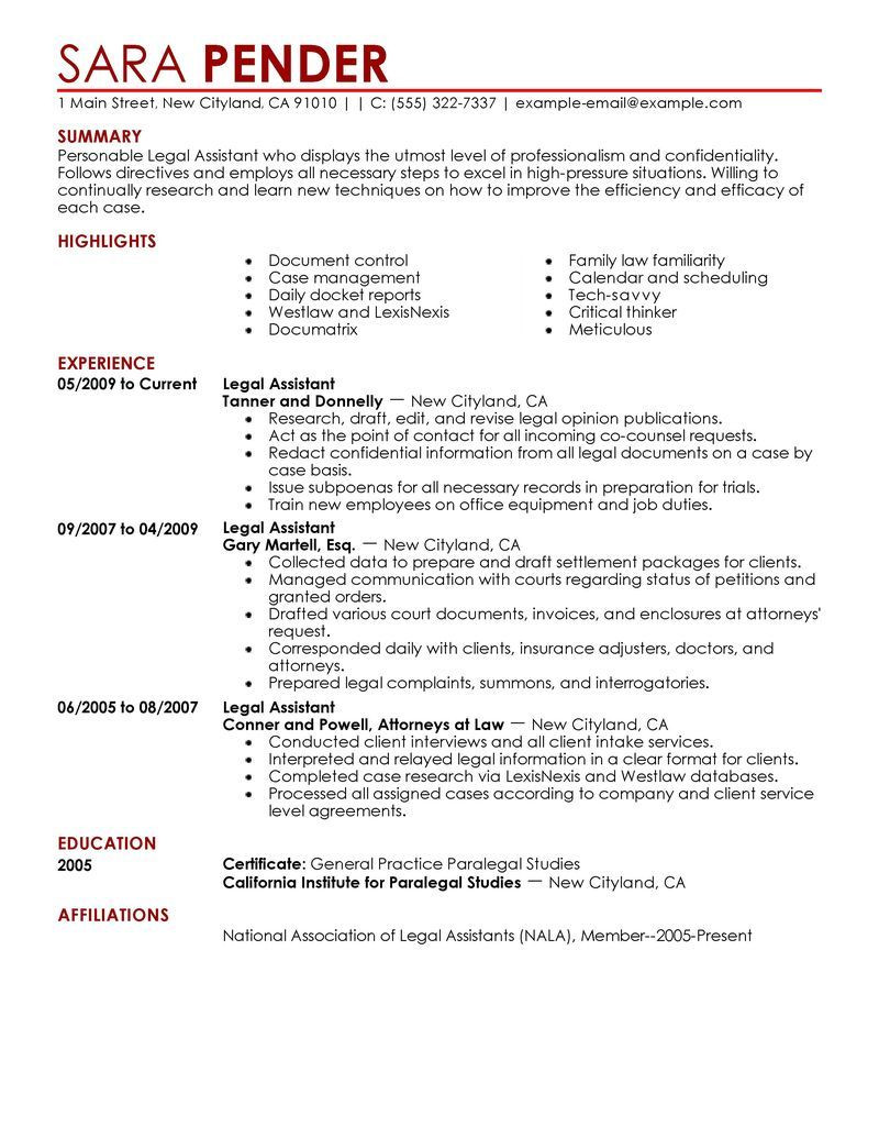 Sample Cover Letter for Legal assistant Resume Legal assistant Resume Sample #1535 Cover Letter for Resume …