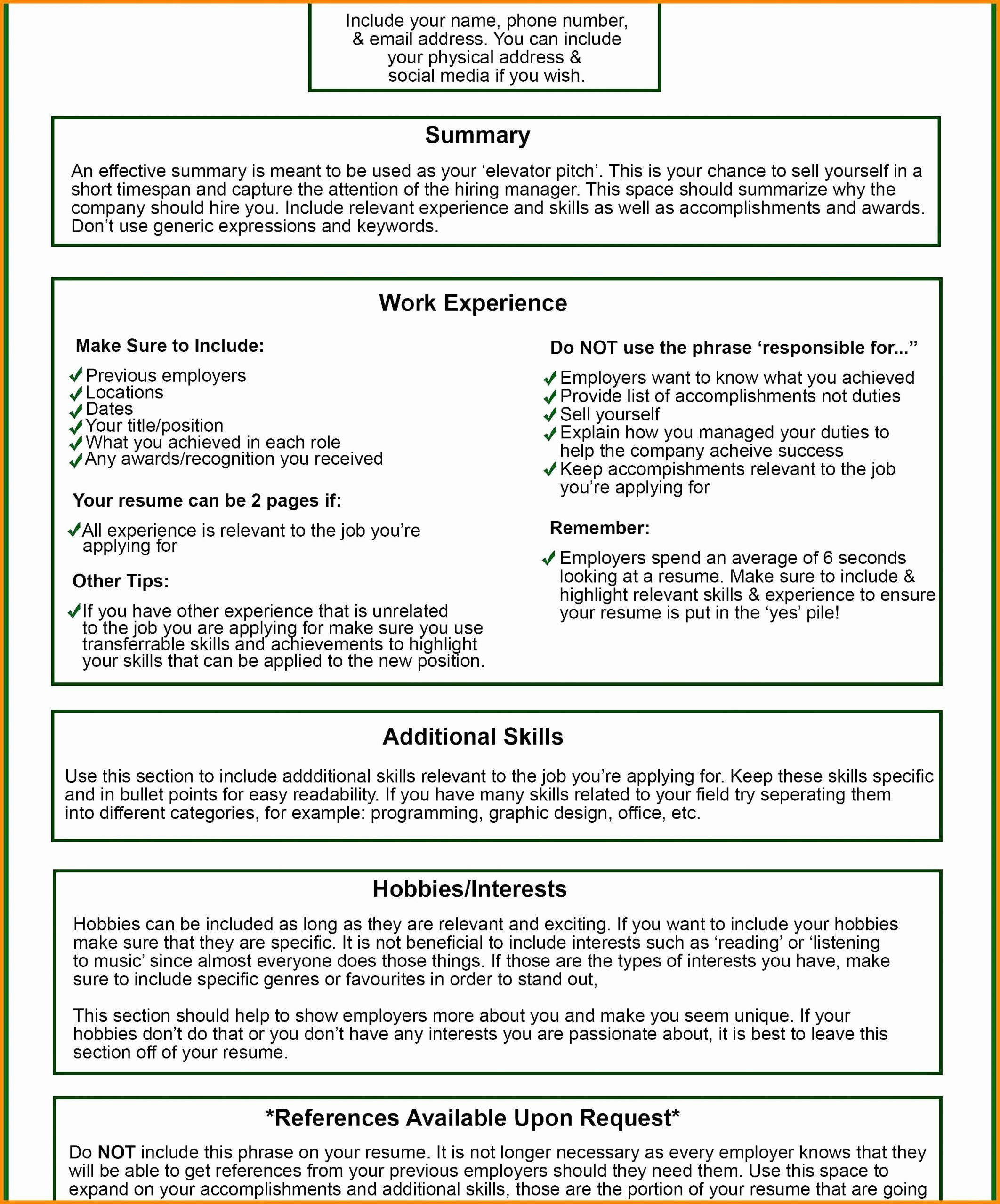 Sample Interests to Put On Resume Interest In Resume Sample – Good Resume Examples
