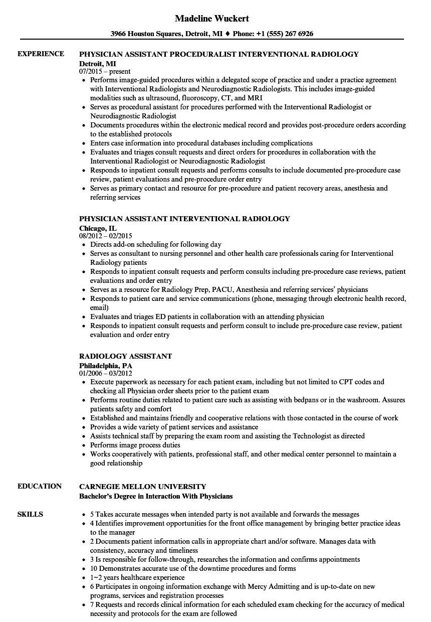Sample Radiologic Technologist Resume with No Experience Resume Template X Ray Tech