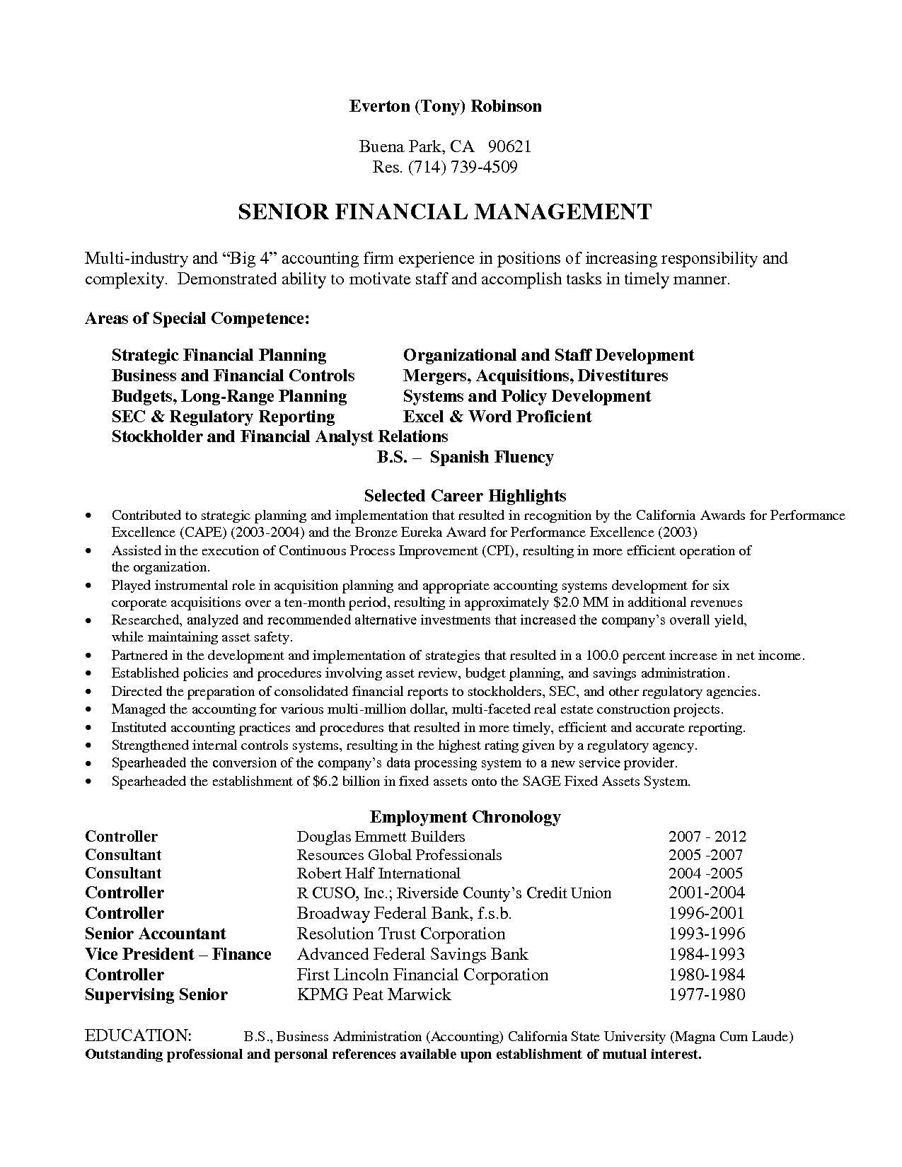 Sample Resume Big 4 Accounting Firm Big 4 Resume Samples – Berel