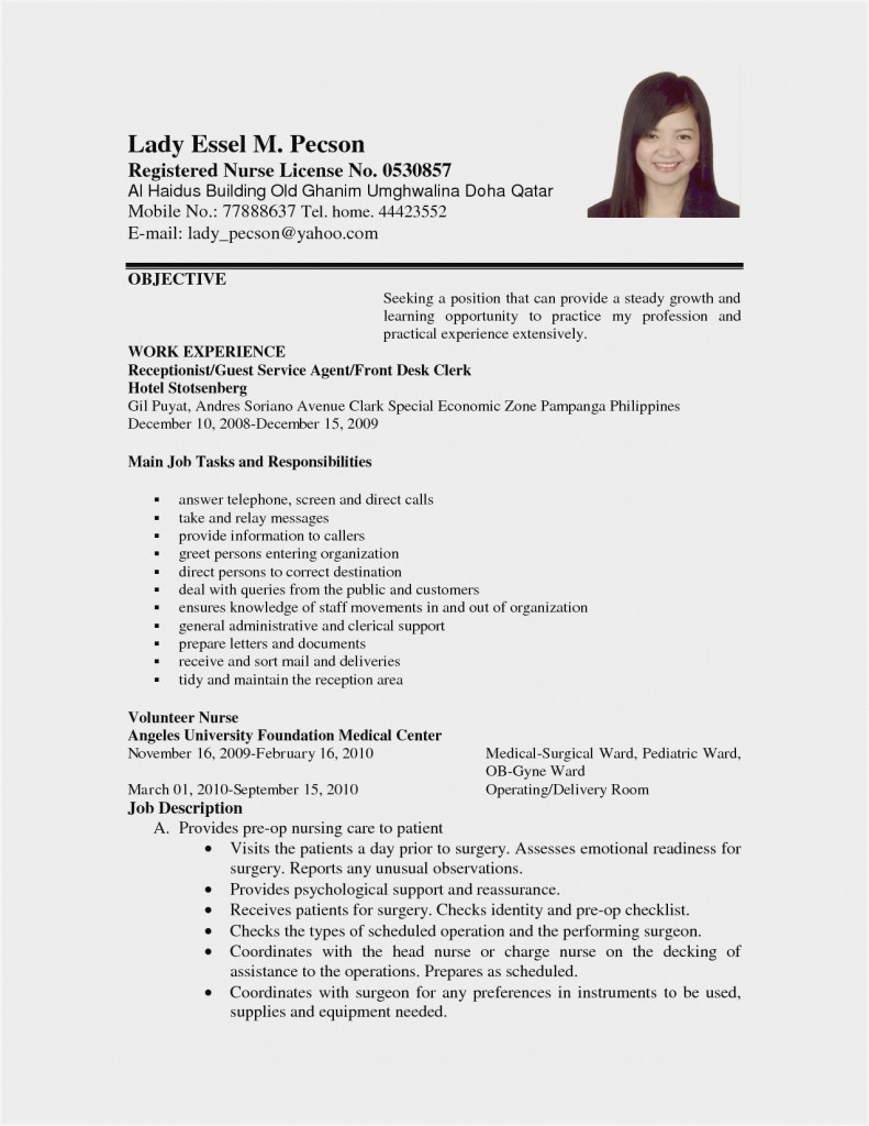 Sample Resume for Job Application Abroad Job Sample Resume for Abroad Application / Resume Sample 11 …