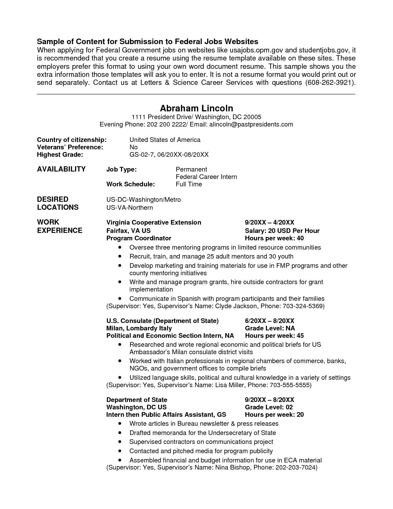 Sample Resume for Jobs In Usa Resume format for Usa Jobs , #format #resume #resumeformat …