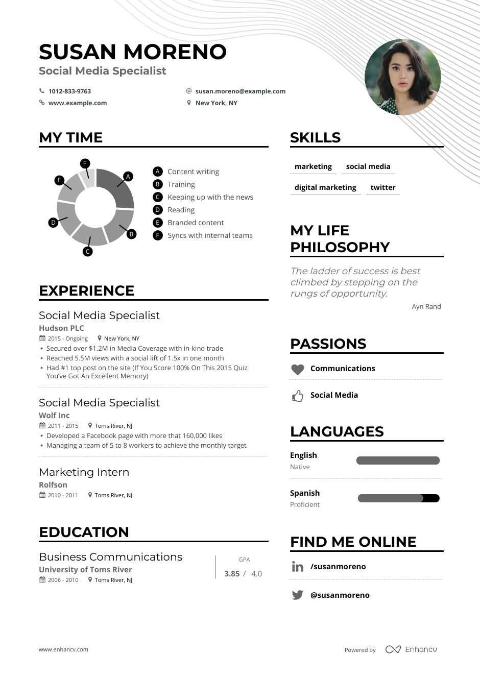 Sample Resume for social Media Specialist Download: social Media Specialist Resume Example for 2021 …