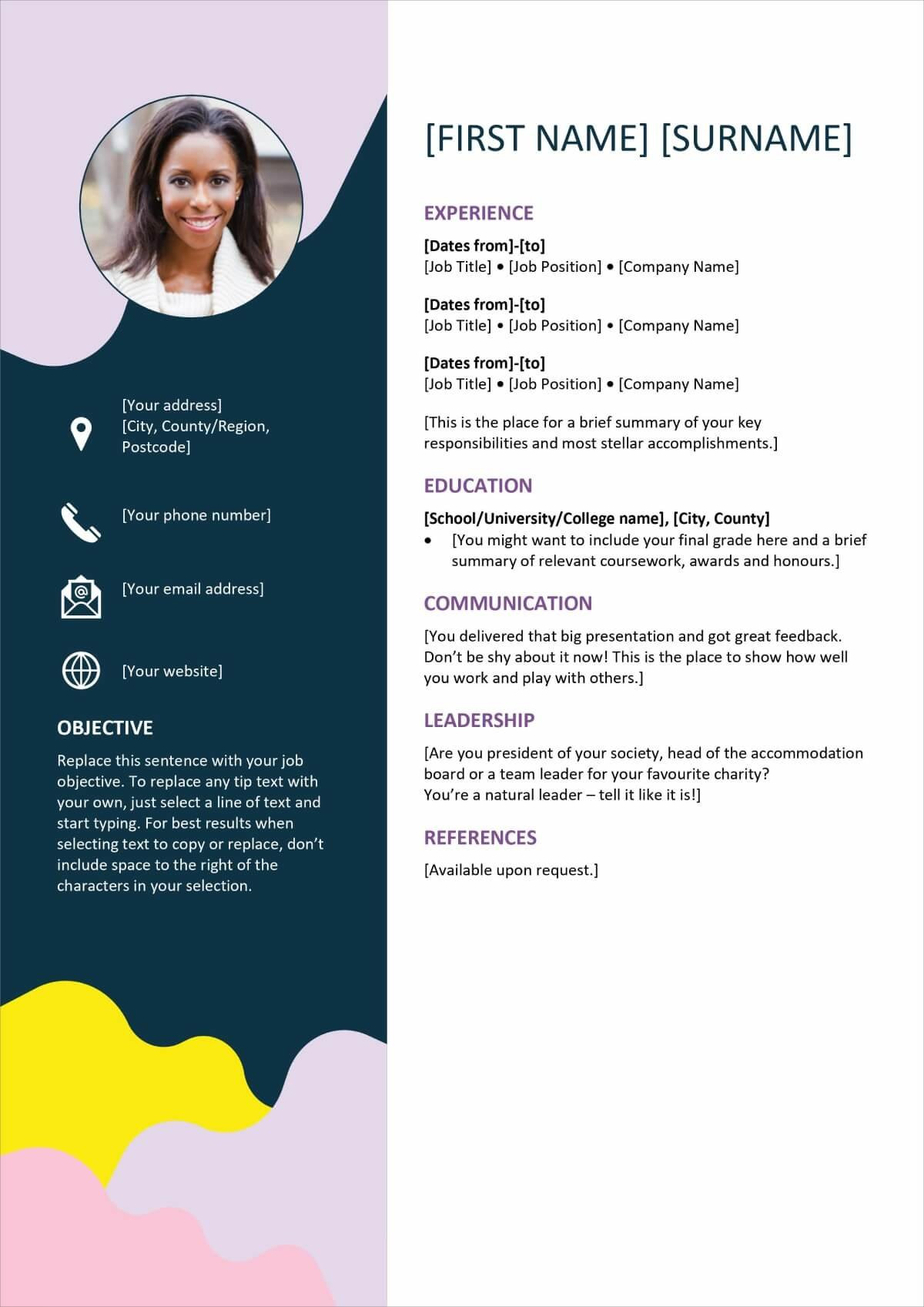 Sample Resume that Can Be Edited 15lancarrezekiq Editable Cv Templates for Free Download