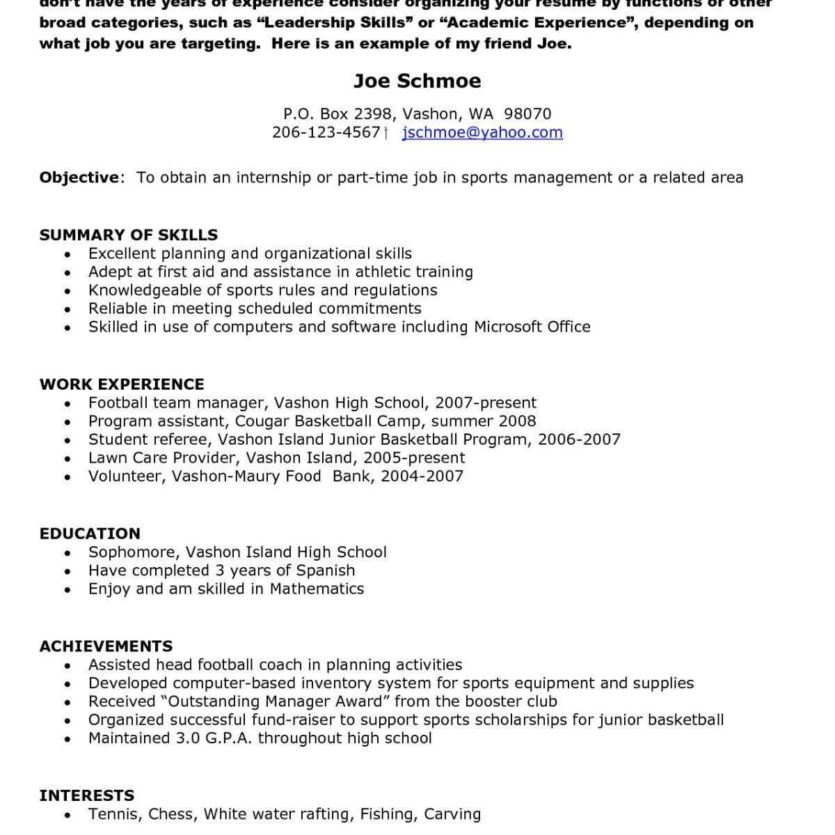 Sample Resume with Awards and Accomplishments Awards and Achievements In Resume Sample – Good Resume Examples