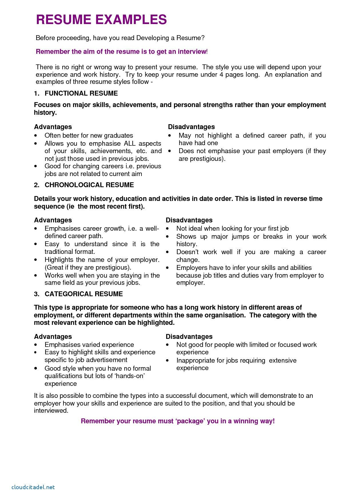 Sample Resume with Diverse Work Experience Resume Examples Varied Experience – Resume Templates Resume …