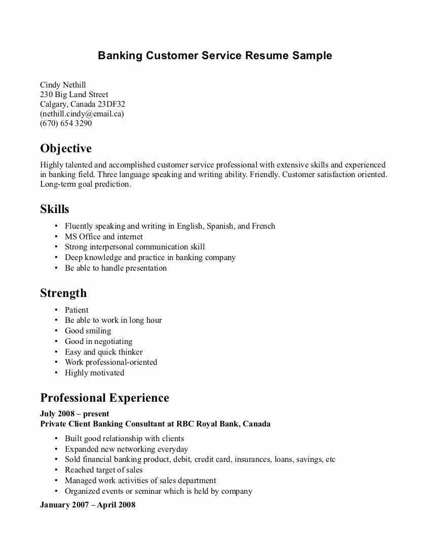 Entry Level Customer Service Resume Samples Free Entry Level Customer Service Resume Inspirational Free Customer …