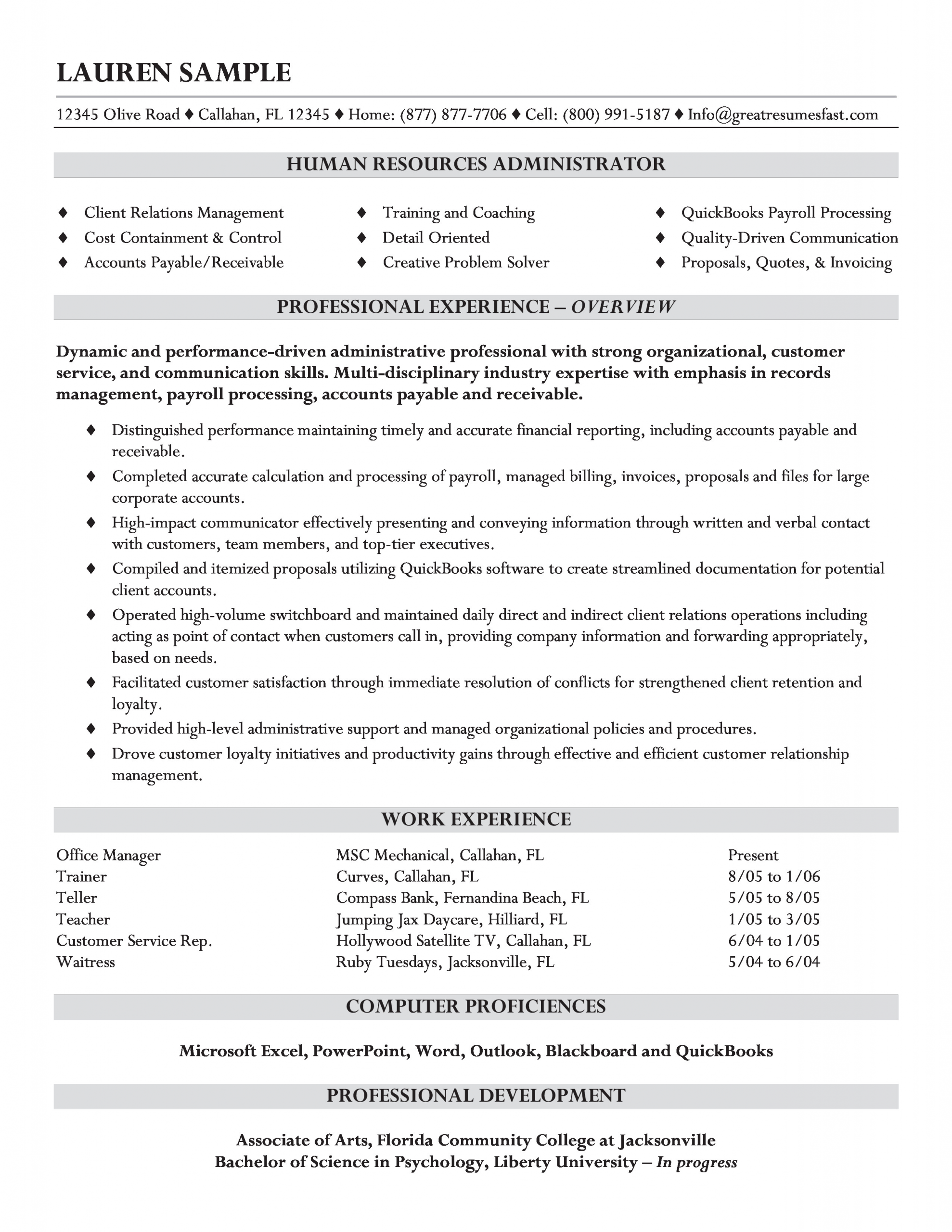 Entry Level Hr Generalist Resume Sample Entry Level Hr Resume How to Draft An Entry Level Hr
