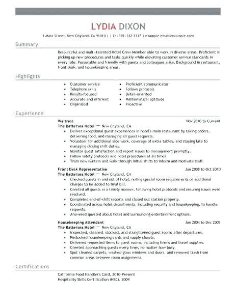 Mcdonald S Shift Manager Resume Sample Mcdonalds Manager Resume
