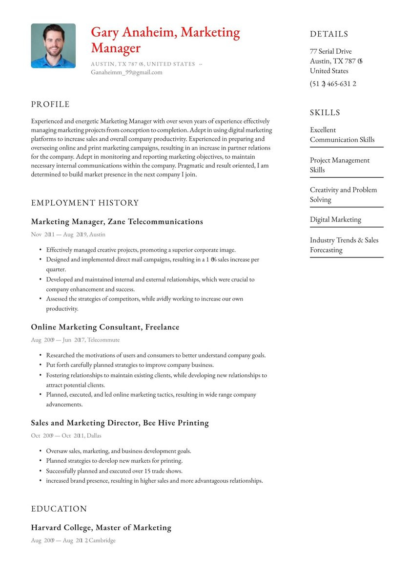 Sales and Marketing Manager Resume Sample Doc Marketing Manager Resume Examples & Writing Tips 2021 (free Guide) Sales and Marketing Manager Resume Sample Doc Marketing Manager Resume Examples & Writing Tips 2021 (free Guide)