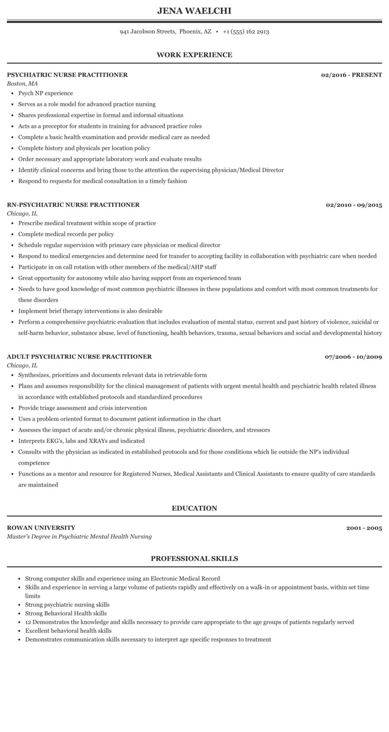 Sample New Grad Psych Np Resume Sample Nurse Practitioner Resume New Graduate Sample New Grad Psych Np Resume Sample Nurse Practitioner Resume New Graduate