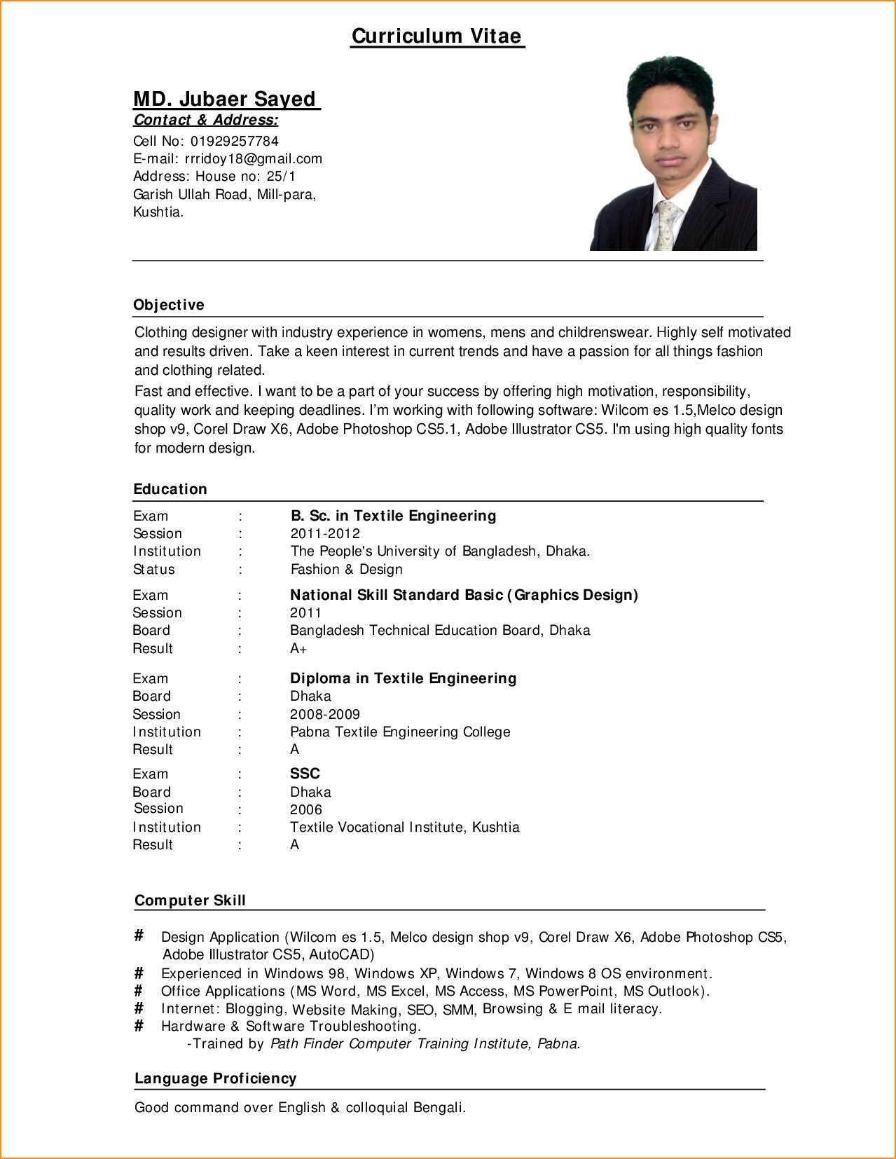 Sample Of Best Resume for Job Application 9 Best Resume for Job Application Pdf Download Pdf My Blog