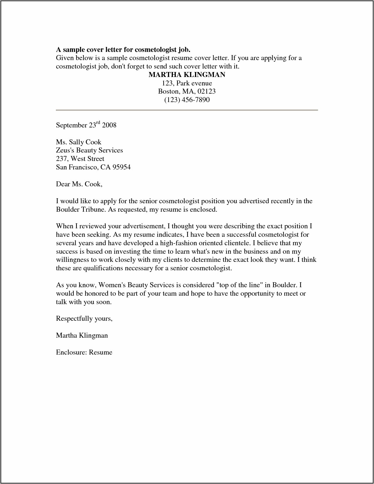 Sample Resume Cover Letter for Nursing Student Sample Resume Cover Letter for Nursing Student