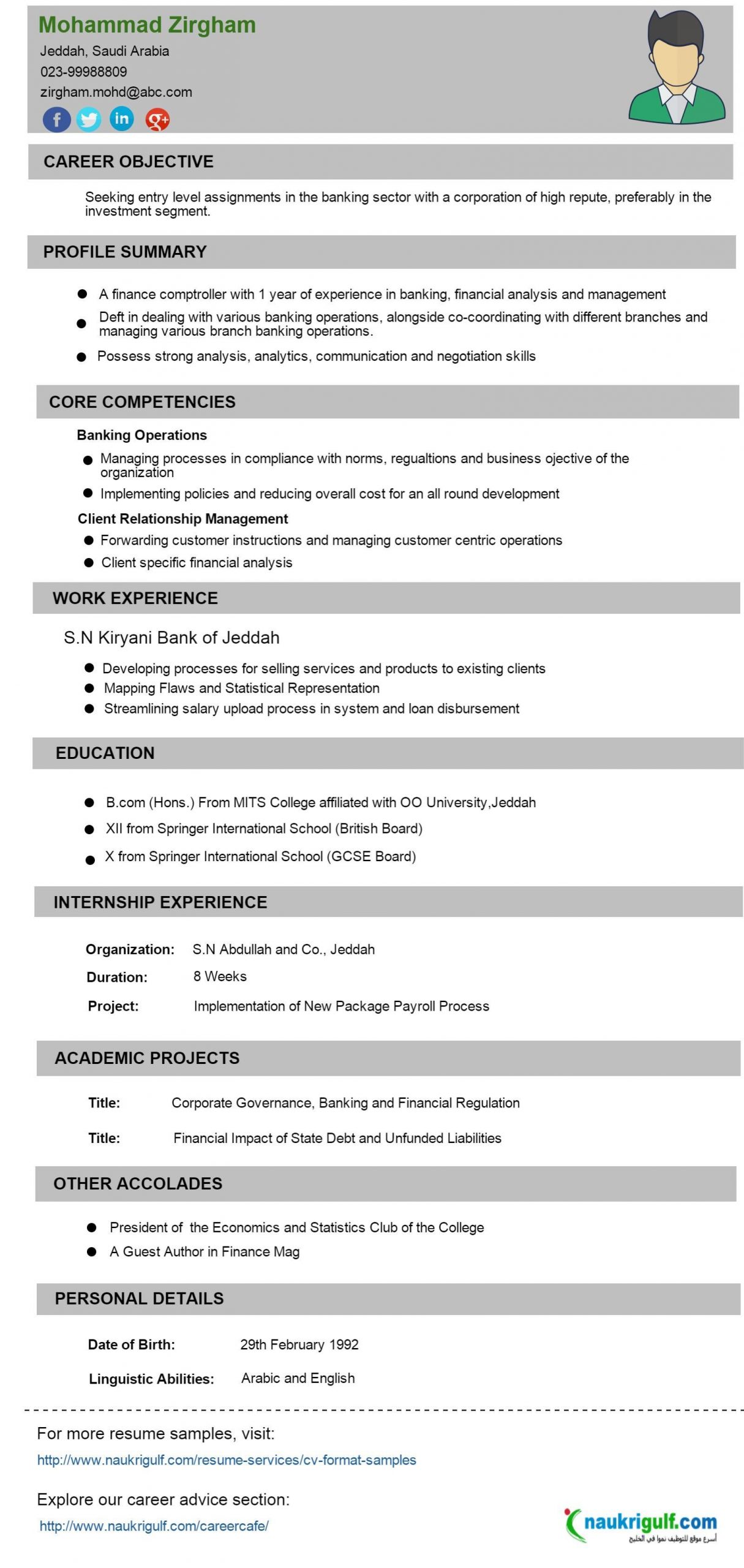 Sample Resume for Banking and Finance Graduate Banking & Finance Cv Template Job Resume format, Finance Jobs …