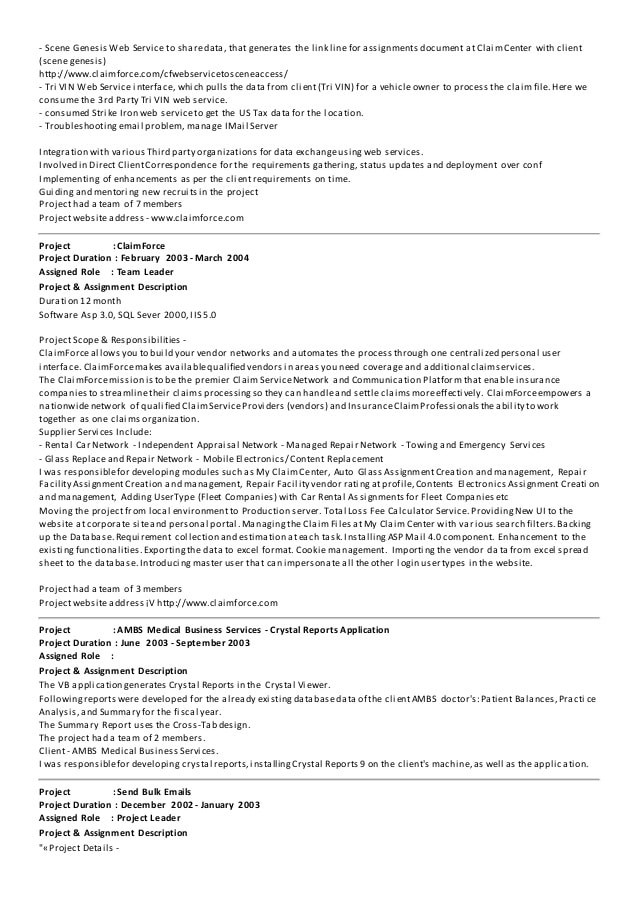 Sample Resume for Dot Net Developer Experience 5 Years Sample Resume for Dot Net Developer Experience 2 Years