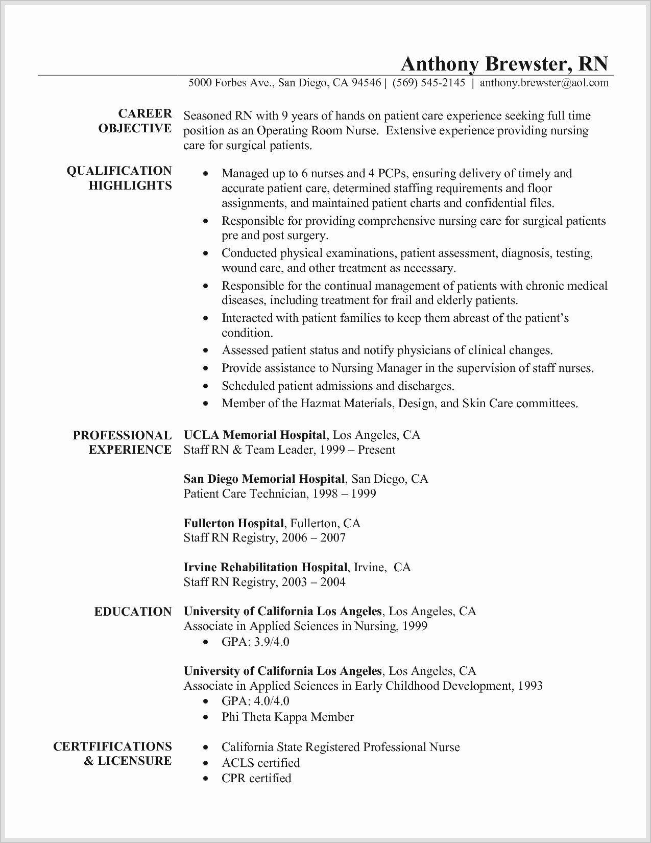 Sample Resume Objectives for Registered Nurses Registered Nurse Resume Objectives Registered Nurse Resume …