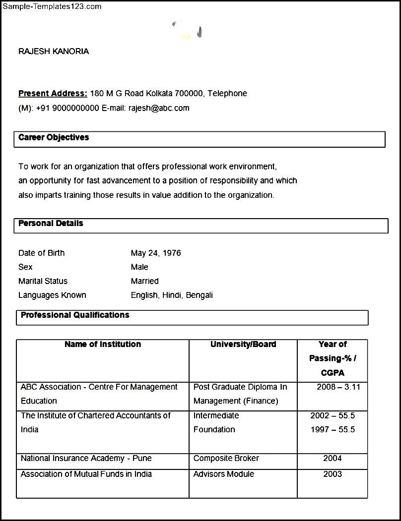 Sample Resumes for Accountants and Financial Professionals Pgdm Finance Accountant Resume Sample Sample Templates