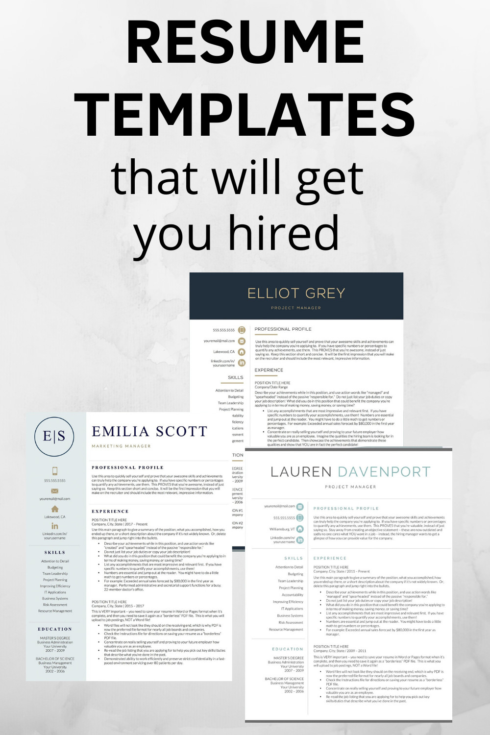 Sample Resumes that Will Get You Hired the Best Resume Examples that Will Get You Hired In 2020
