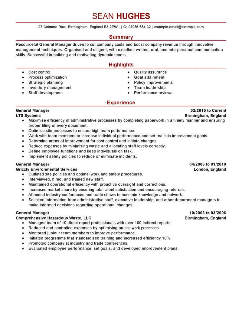 Sample Skills and Abilities for Management Resume 62 Best Management Resume Examples & Templates From Our Writing …