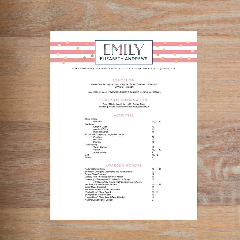 Sample social Resume for sorority Rush What to Include On A sorority Resume