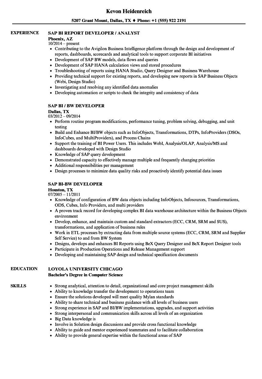 Sap Bi Resume Sample for Fresher Great Sap Pm Fresher Resume format Infographic Cv Template